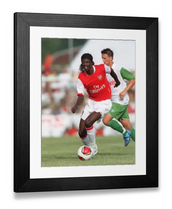 Framed Print : Adebayor's Dominance: Arsenal's 8-1 Pre-Season Victory over Schwadorf (July 2006) Framed Print : Adebayor's Dominance: Arsenal's 8-1 Pre-Season Victory over Schwadorf (July 2006)