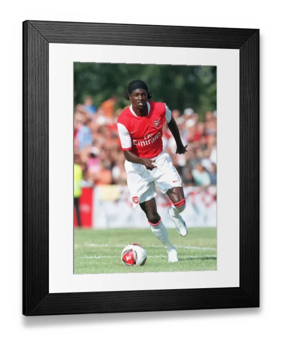 Framed Print : Emmanuel Adebayor in Action for Arsenal: Pre-Season Friendly at Schwadorf, Austria (July 2006) Framed Print : Emmanuel Adebayor in Action for Arsenal: Pre-Season Friendly at Schwadorf, Austria (July 2006)