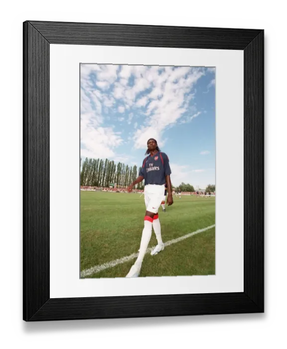 Framed Print : Arsenal's Unstoppable Adebayor: The 8-1 Pre-Season Triumph Over Schwadorf (2006)