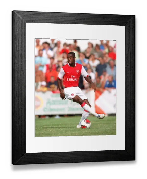 Framed Print : Johan Djourou in Action for Arsenal during Pre-Season Training, Austria 2006 Framed Print : Johan Djourou in Action for Arsenal during Pre-Season Training, Austria 2006
