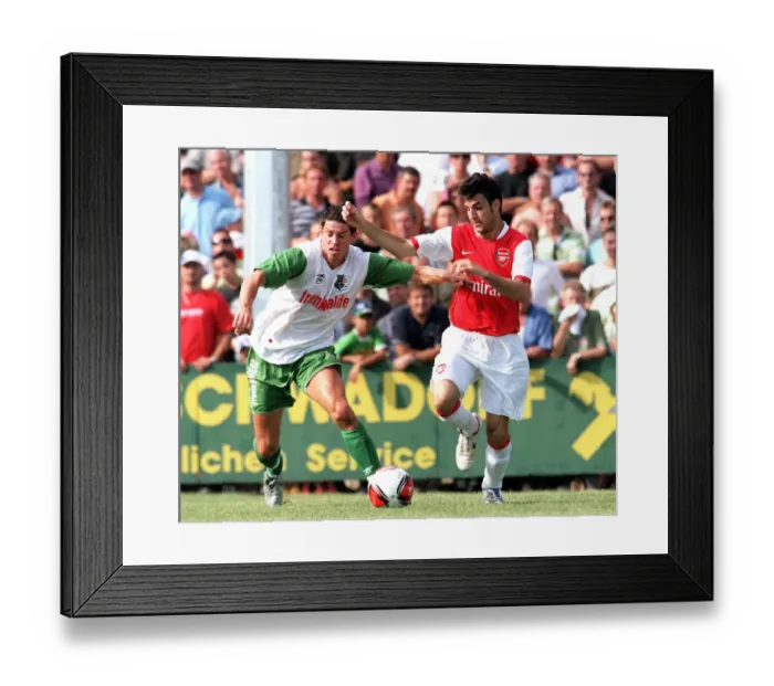 Framed Print : Cesc Fabregas in Action for Arsenal at Schwadorf Pre-Season Friendly, 2006 Framed Print : Cesc Fabregas in Action for Arsenal at Schwadorf Pre-Season Friendly, 2006