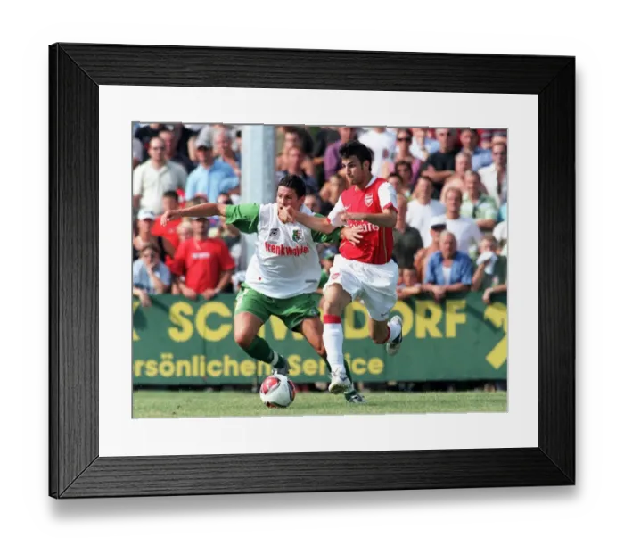 Framed Print : Unstoppable Cesc Fabregas: Arsenal's Historic 8-1 Pre-Season Victory (July 2006)