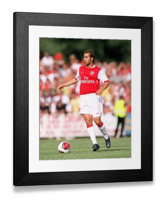 Framed Print : Flamini's Unstoppable Domination: Arsenal's Rout of Schwadorf (July 2006)