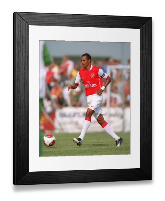 Framed Print : Gilberto in Action: Arsenal's Midfield Master at Pre-Season Training, Austria 2006 Framed Print : Gilberto in Action: Arsenal's Midfield Master at Pre-Season Training, Austria 2006