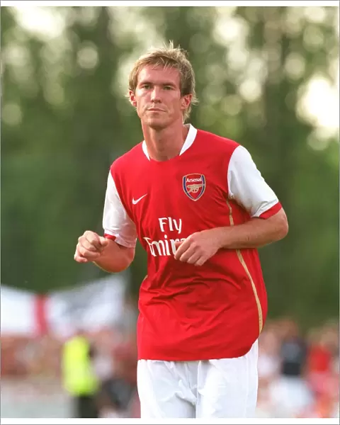 Alex Hleb in Pre-Season Action for Arsenal at Schwadorf, Austria, 2006