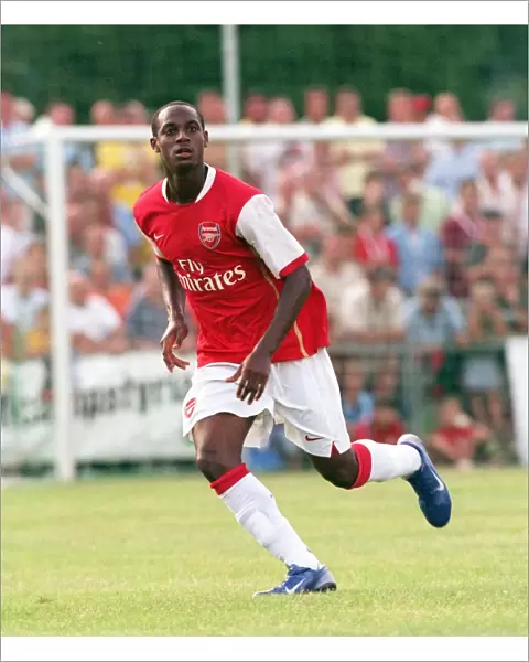 Justin Hoyte in Action for Arsenal at Schwadorf Pre-Season Friendly, 2006