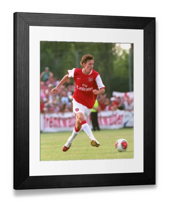 Framed Print : Mark Randall in Action: Arsenal's Pre-Season Victory at Schwadorf, 2006 Framed Print : Mark Randall in Action: Arsenal's Pre-Season Victory at Schwadorf, 2006
