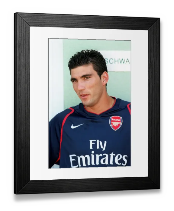 Framed Print : Arsenal's Jose Reyes Shines: 8-1 Pre-Season Victory over Schwadorf, Austria, 2006