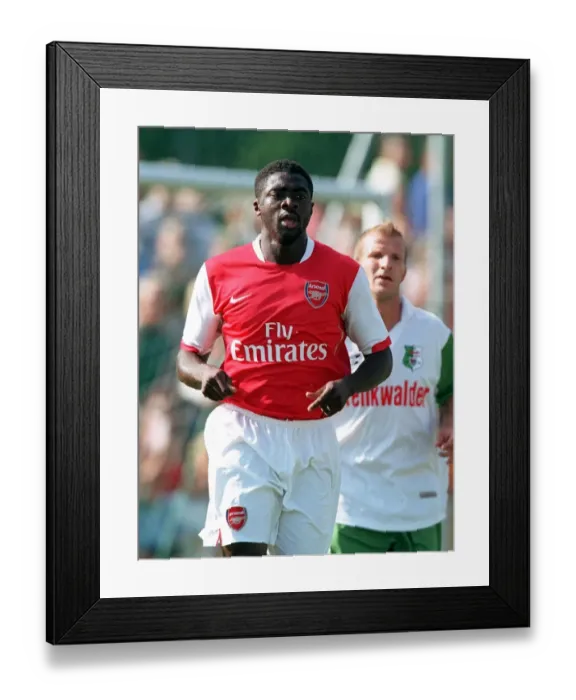 Framed Print : Arsenal's Kolo Toure in Pre-Season Action: Arsenal 1:8 Schwadorf, Austria, 2006 Framed Print : Arsenal's Kolo Toure in Pre-Season Action: Arsenal 1:8 Schwadorf, Austria, 2006
