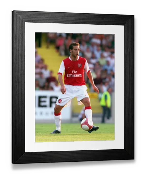 Framed Print : Flamini in Action: Arsenal's Victory Over SV Mattersburg (2006)