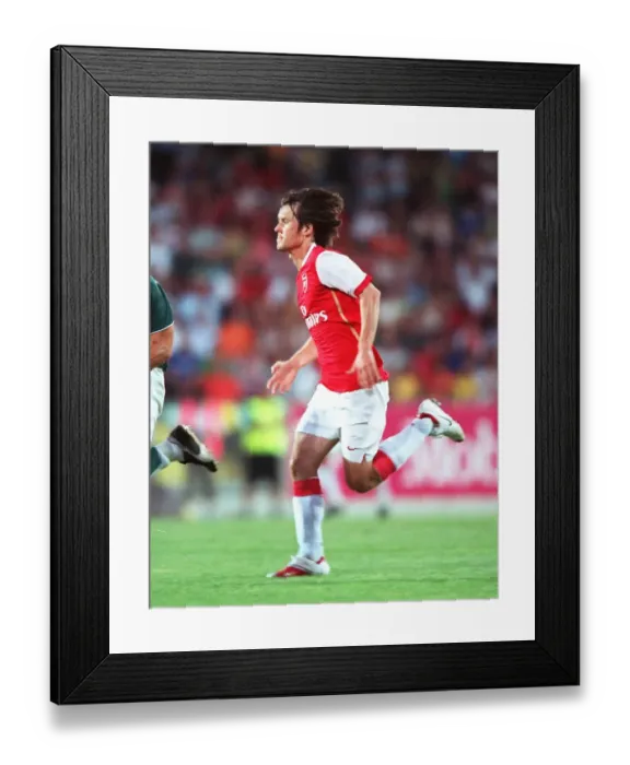 Framed Print : Thomas Rosicky's Brilliant Performance: Arsenal's 2-1 Win Over SV Mattersburg (2006)