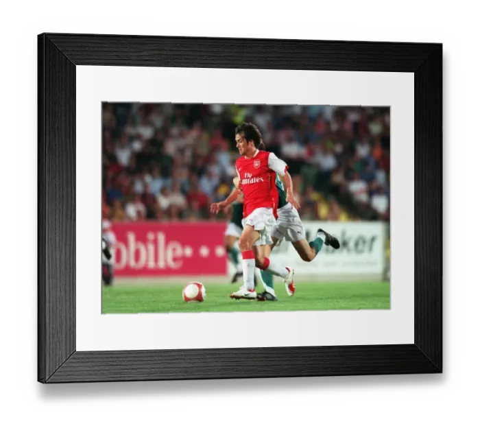 Framed Print : Thomas Rosicky's Brilliant Performance: Arsenal's Pre-Season Victory (2006)