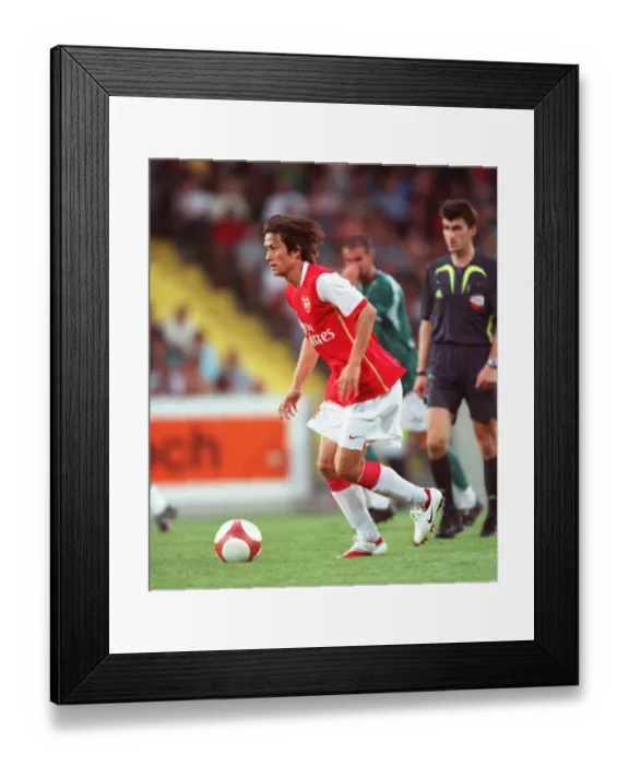 Framed Print : Thomas Rosicky's Brilliant Performance: Arsenal's 2-1 Pre-Season Victory over SV Mattersburg, 2006