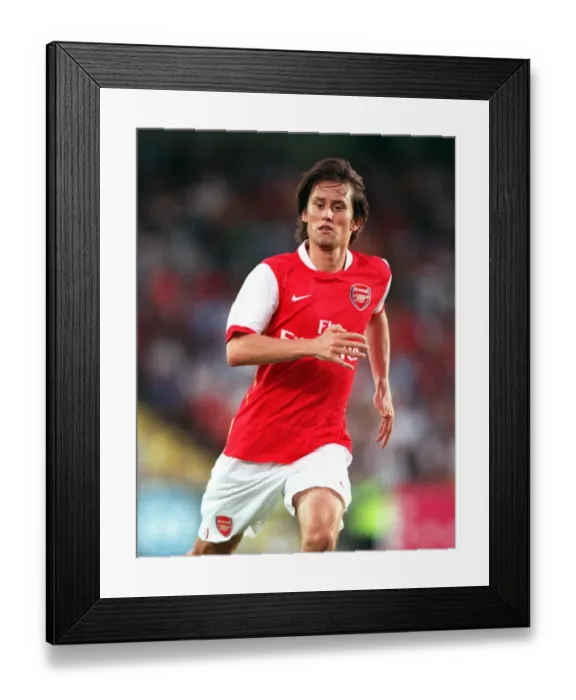 Framed Print : Thomas Rosicky's Brilliant Performance: Arsenal's Pre-Season Victory Over SV Mattersburg (2006)