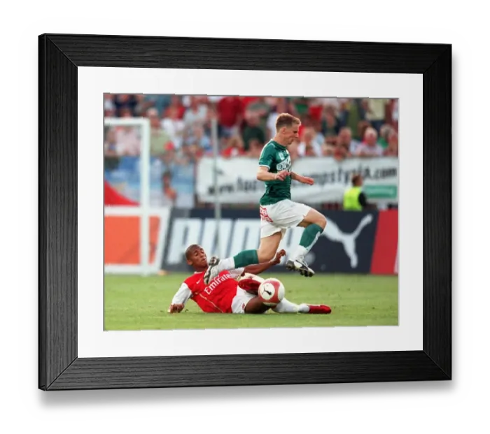 Framed Print : Armand Traore in Action: Arsenal's Win Against SV Mattersburg (2006)