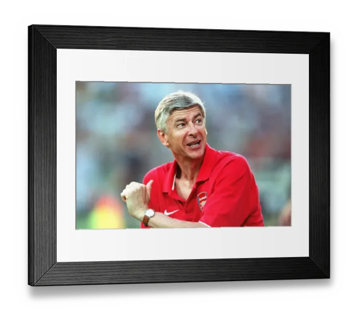 Framed Print : Arsene Wenger Leads Arsenal to Pre-Season Victory: 1-2 over SV Mattersburg Framed Print : Arsene Wenger Leads Arsenal to Pre-Season Victory: 1-2 over SV Mattersburg