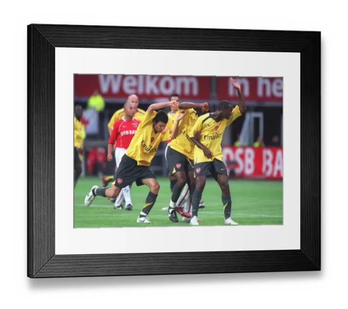 Framed Print : Arsenal Thrashes AZ Alkmaar 3-0 in Pre-Season Friendly