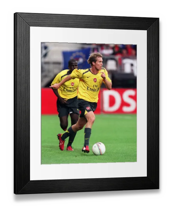 Framed Print : Arsenal's Pre-Season Triumph: A 3-0 Victory Over AZ Alkmaar (2006-07) Framed Print : Arsenal's Pre-Season Triumph: A 3-0 Victory Over AZ Alkmaar (2006-07)