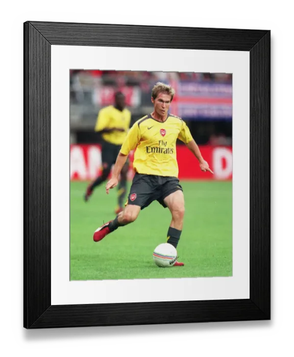 Framed Print : Arsenal's Pre-Season Victory: 3-0 Over AZ Alkmaar, Holland, 2006
