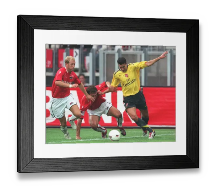 Framed Print : Arsenal's Pre-Season Victory: 3-0 Against AZ Alkmaar, Holland, 2006