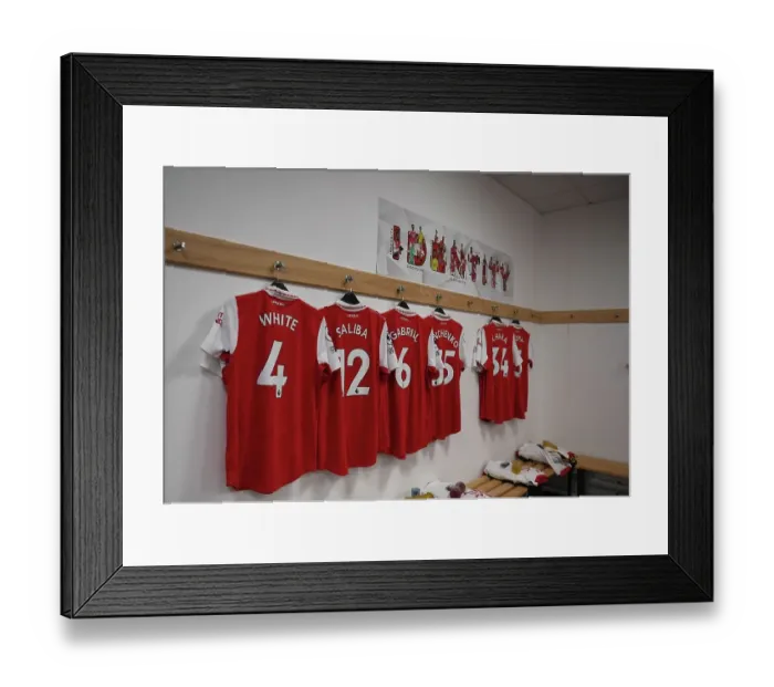 Framed Print : Arsenal's Away Gear Ready: Wolverhampton Wanderers vs Arsenal FC, Premier League 2022-23