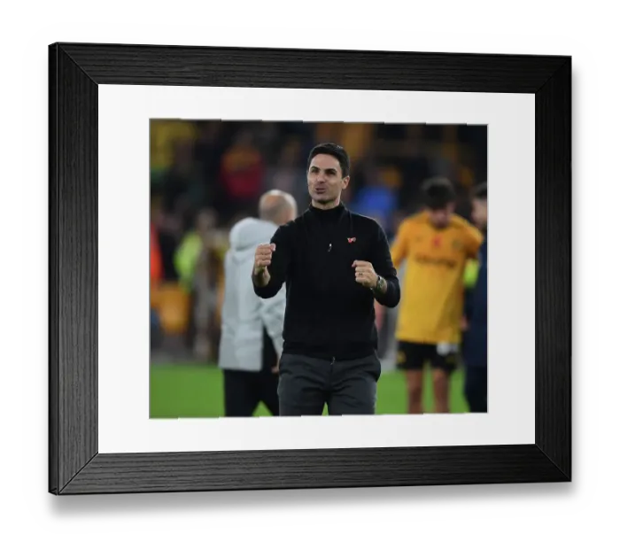Framed Print : Mikel Arteta's Triumph: Arsenal's Victory over Wolverhampton Wanderers in the 2022-23 Premier League Framed Print : Mikel Arteta's Triumph: Arsenal's Victory over Wolverhampton Wanderers in the 2022-23 Premier League
