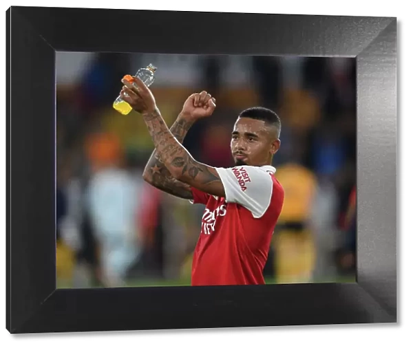 Gabriel Jesus's Goal and Celebration: Arsenal's Victory over Wolverhampton Wanderers in the 2022-23 Premier League