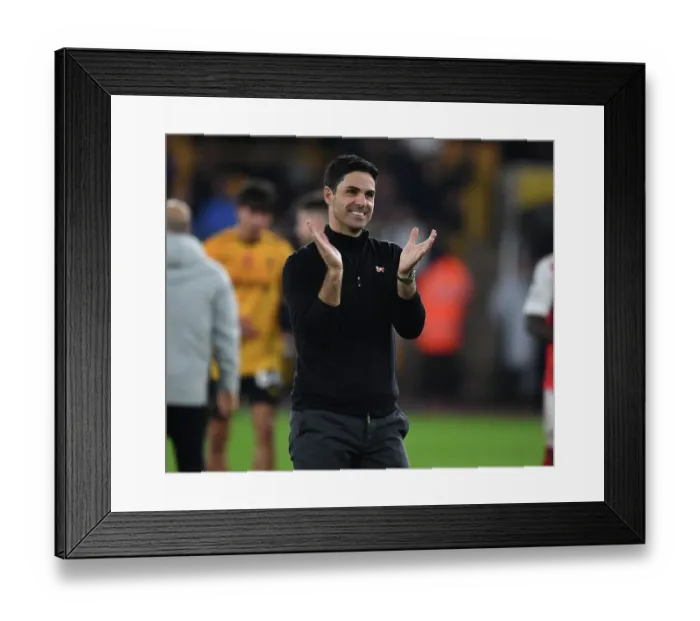 Framed Print : Mikel Arteta's Triumph: Arsenal's Thrilling Victory over Wolverhampton Wanderers in the 2022-23 Premier League Framed Print : Mikel Arteta's Triumph: Arsenal's Thrilling Victory over Wolverhampton Wanderers in the 2022-23 Premier League