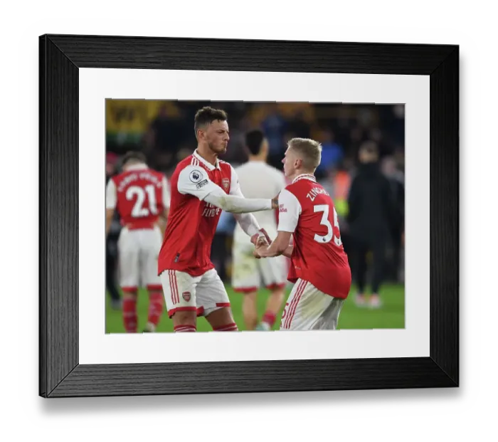 Framed Print : Arsenal Clinch Victory Against Wolverhampton Wanderers in Premier League (November 2022)