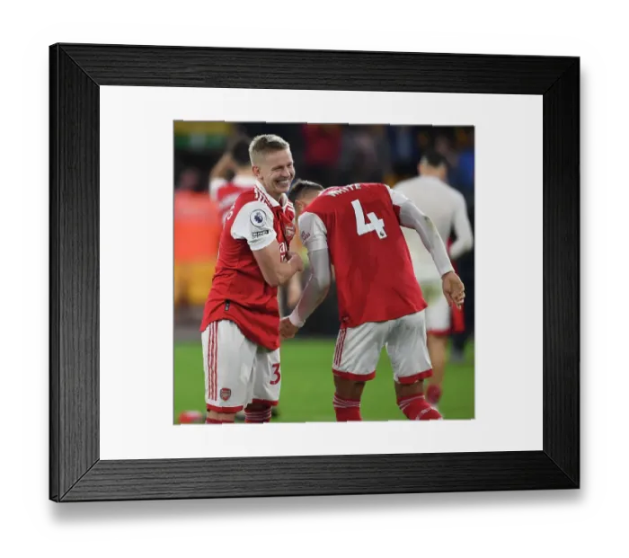 Framed Print : Arsenal Celebrate Win at Wolverhampton Wanderers in 2022-23 Premier League Framed Print : Arsenal Celebrate Win at Wolverhampton Wanderers in 2022-23 Premier League