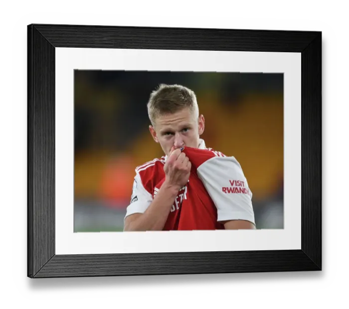 Framed Print : Zinchenko's Goal Seals Arsenal's Win Against Wolverhampton Wanderers in the Premier League (2022-23)