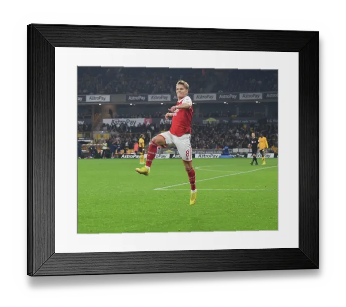 Framed Print : Martin Odegaard Scores First Arsenal Goal: Arsenal's Triumph Over Wolverhampton Wanderers in the 2022-23 Premier League Framed Print : Martin Odegaard Scores First Arsenal Goal: Arsenal's Triumph Over Wolverhampton Wanderers in the 2022-23 Premier League