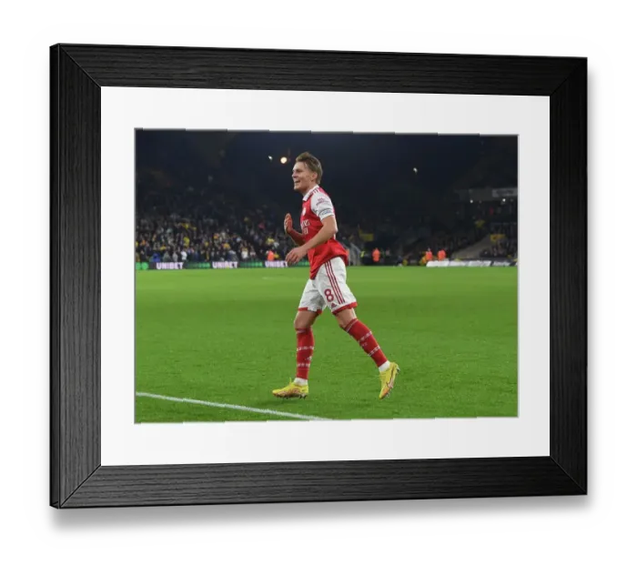 Framed Print : Martin Odegaard Scores First Arsenal Goal: Wolverhampton Wanderers vs. Arsenal FC, Premier League 2022-23 Framed Print : Martin Odegaard Scores First Arsenal Goal: Wolverhampton Wanderers vs. Arsenal FC, Premier League 2022-23