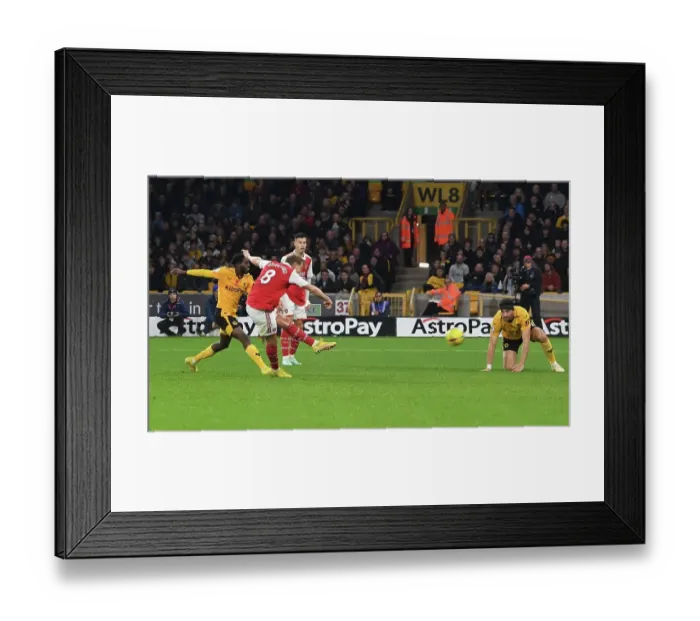 Framed Print : Martin Odegaard Scores the Second: Wolverhampton Wanderers vs. Arsenal FC, Premier League 2022-23 Framed Print : Martin Odegaard Scores the Second: Wolverhampton Wanderers vs. Arsenal FC, Premier League 2022-23
