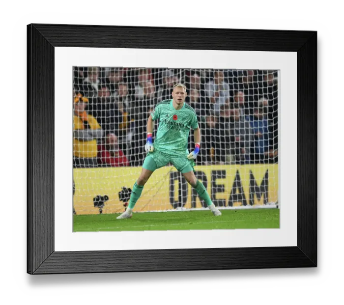 Framed Print : Arsenal's Aaron Ramsdale vs. Wolverhampton Wanderers: Premier League Clash (2022-23) Framed Print : Arsenal's Aaron Ramsdale vs. Wolverhampton Wanderers: Premier League Clash (2022-23)