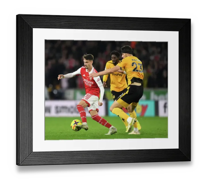 Framed Print : Fabio Vieira vs. Maximillian Kilman: Wolverhampton Wanderers vs. Arsenal FC, Premier League 2022-23 Framed Print : Fabio Vieira vs. Maximillian Kilman: Wolverhampton Wanderers vs. Arsenal FC, Premier League 2022-23