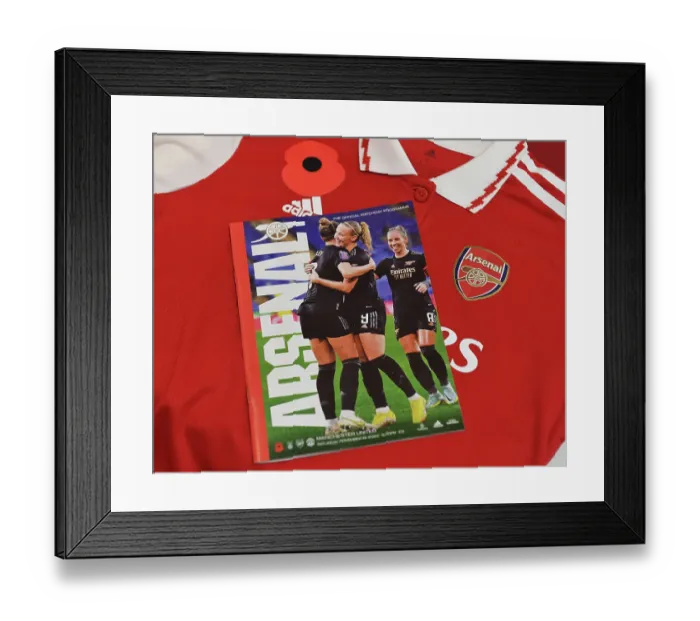 Framed Print : Arsenal Women vs Manchester United: Barclays WSL Clash at Emirates Stadium (2022-23)