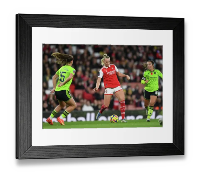 Framed Print : Arsenal Women vs Manchester United: Barclays WSL Clash at Emirates Stadium Framed Print : Arsenal Women vs Manchester United: Barclays WSL Clash at Emirates Stadium