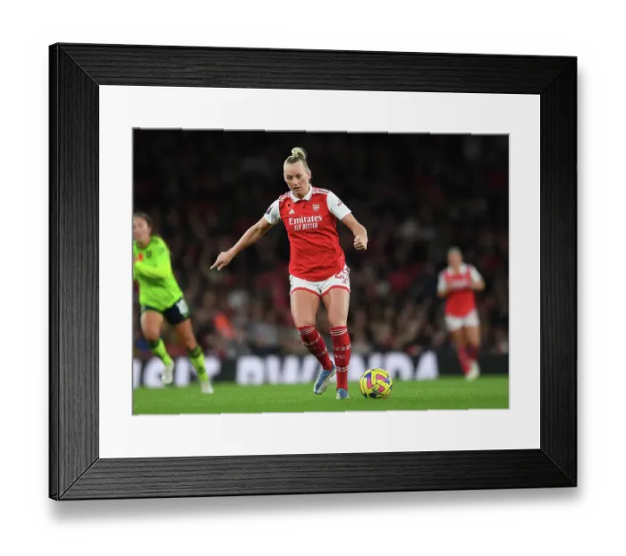Framed Print : Arsenal Women vs Manchester United: Barclays WSL Clash at Emirates Stadium (2022-23)
