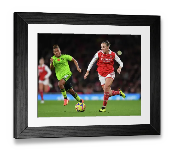 Framed Print : Arsenal Women vs Manchester United: Barclays WSL Clash at Emirates Stadium (2022-23) Framed Print : Arsenal Women vs Manchester United: Barclays WSL Clash at Emirates Stadium (2022-23)