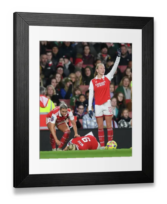 Framed Print : Arsenal Women vs Manchester United: Injury Crisis Hits Emirates Stadium