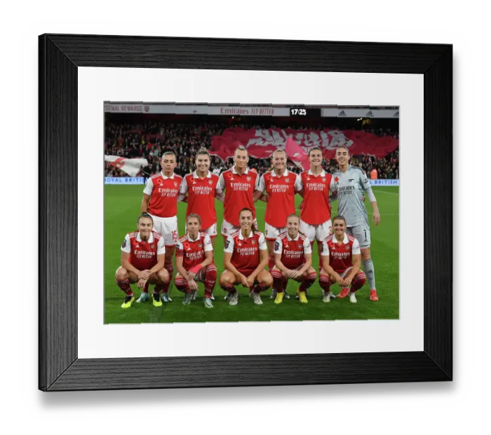Framed Print : Arsenal Women vs Manchester United: Barclays WSL Clash at Emirates Stadium (2022-23)