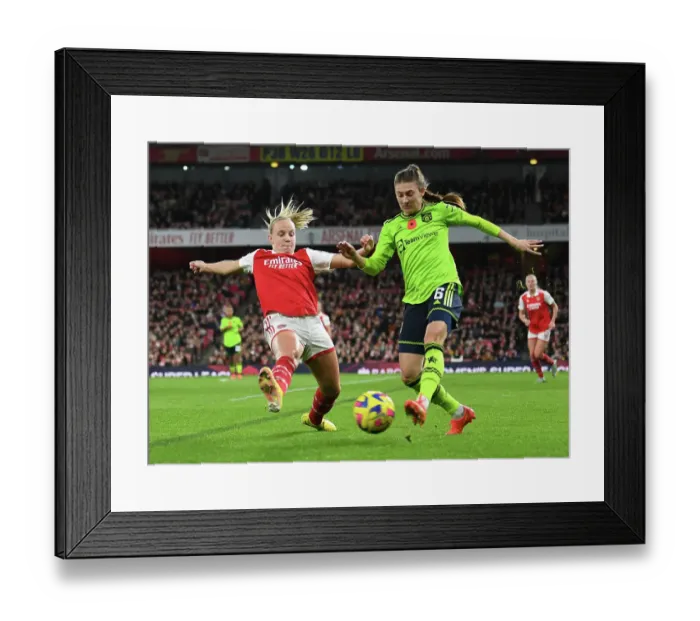 Framed Print : Arsenal vs Manchester United: Clash in the FA Women's Super League Framed Print : Arsenal vs Manchester United: Clash in the FA Women's Super League