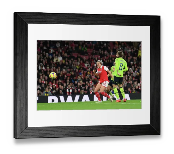 Framed Print : Arsenal Women vs Manchester United Women: Laura Wienroither Scores the Second Goal in FA WSL Clash at Emirates Stadium (November 19, 2022) Framed Print : Arsenal Women vs Manchester United Women: Laura Wienroither Scores the Second Goal in FA WSL Clash at Emirates Stadium (November 19, 2022)