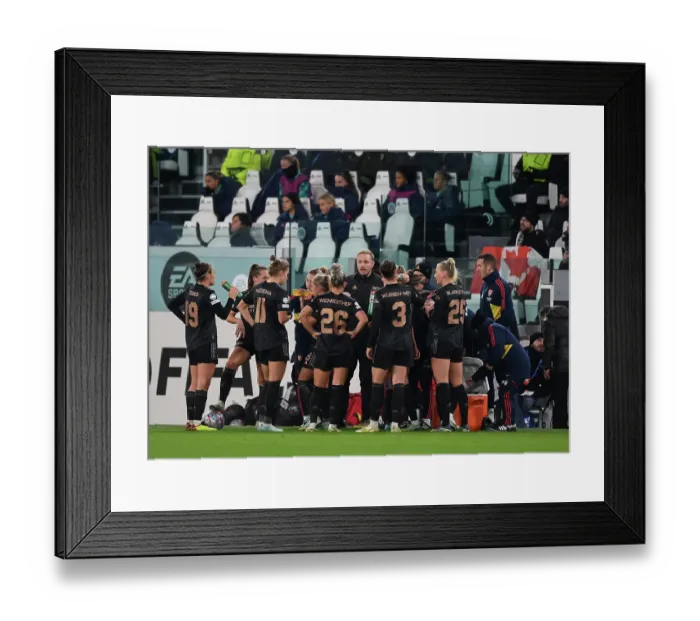 Framed Print : Juventus vs Arsenal: Eidevall Leads Women's Champions League Clash in Turin Framed Print : Juventus vs Arsenal: Eidevall Leads Women's Champions League Clash in Turin