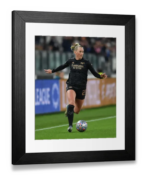 Framed Print : Battle in Group C: Stina Blackstenius Fights for Arsenal in Juventus vs. Arsenal UEFA Women's Champions League Match, 2022 Framed Print : Battle in Group C: Stina Blackstenius Fights for Arsenal in Juventus vs. Arsenal UEFA Women's Champions League Match, 2022