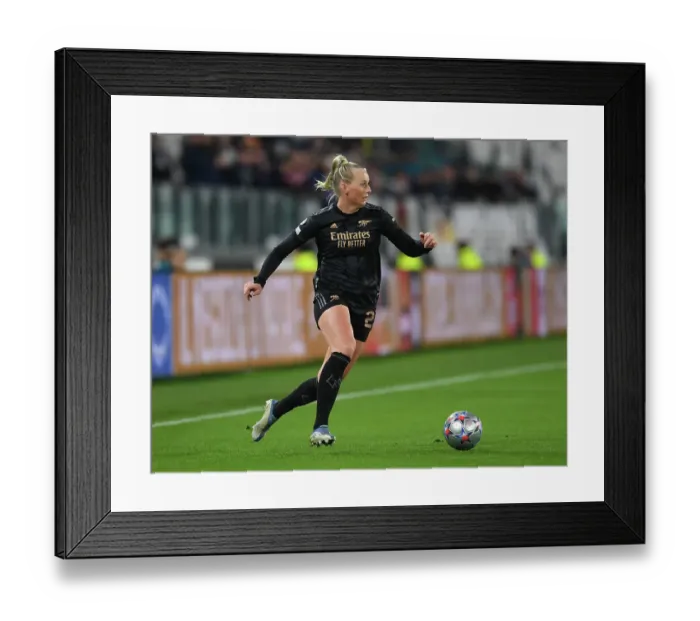Framed Print : Battle in Group C: Stina Blackstenius Fights for Arsenal in Juventus vs. Arsenal, UEFA Women's Champions League (November 2022), Turin, Italy Framed Print : Battle in Group C: Stina Blackstenius Fights for Arsenal in Juventus vs. Arsenal, UEFA Women's Champions League (November 2022), Turin, Italy