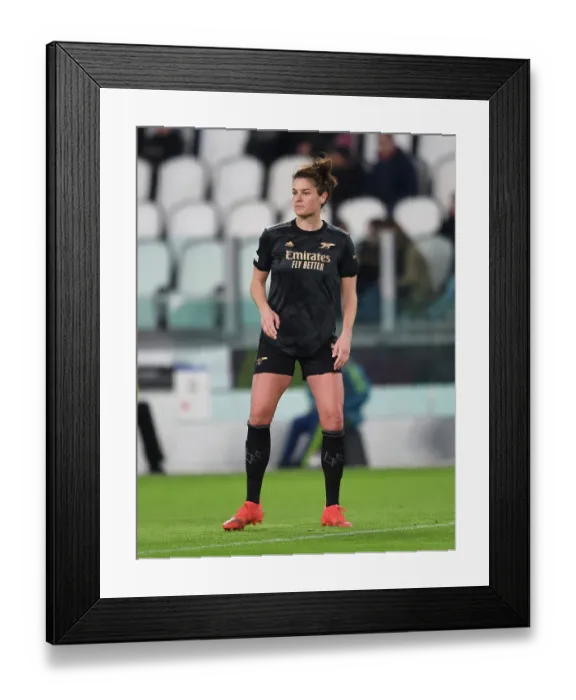 Framed Print : Battle in Group C: Juventus vs. Arsenal - UEFA Women's Champions League 2022: Jennifer Beattie in Action Framed Print : Battle in Group C: Juventus vs. Arsenal - UEFA Women's Champions League 2022: Jennifer Beattie in Action