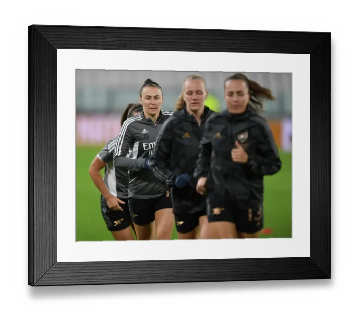 Framed Print : Arsenal Women Face Juventus in UEFA Champions League: A Battle at the Turin Stadium Framed Print : Arsenal Women Face Juventus in UEFA Champions League: A Battle at the Turin Stadium