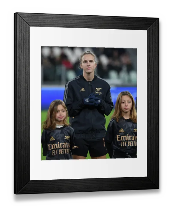 Framed Print : Juventus vs. Arsenal: Miedema Ready for UEFA Women's Champions League Showdown in Turin